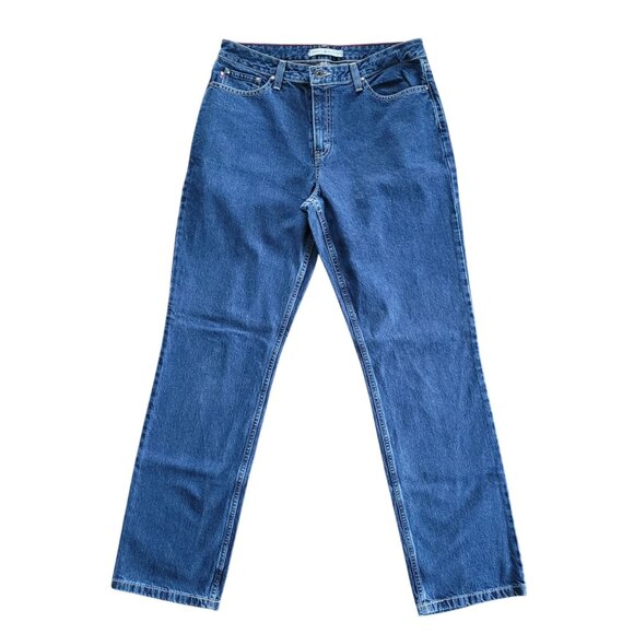 Tommy Hilfiger Denim - Vintage Y2K Tommy Hilfiger Womens Straight Jeans Size 8 Blue Denim JYD JYD DITTO